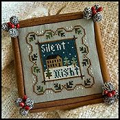 Little House Needleworks - 2011 Ornament #5 - Silent Night THUMBNAIL