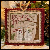 Little House Needleworks - 2011 Ornament #10 - Snow In Love THUMBNAIL