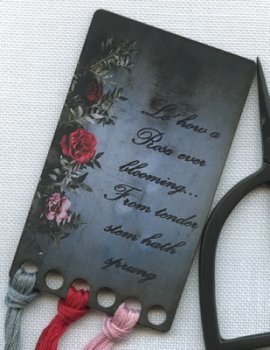 Vintage Postcard Series #23 - Lo' How A Rose Threadkeep MAIN