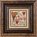 August 2010 Pattern of the Month "Love Much" SWATCH