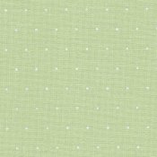 Lugana 32ct Petit Point Green w/ White Dots THUMBNAIL