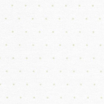 Lugana 32ct Petit Point White w/ Green Dots MAIN