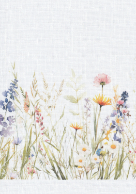 Belfast Linen 32ct Wild Meadow Print MAIN