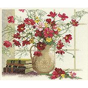 RTO Cross Stitch Kit - Blooming Cosmos THUMBNAIL