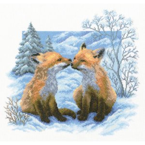 RTO Cross Stitch Kit - Fox Cubs MAIN