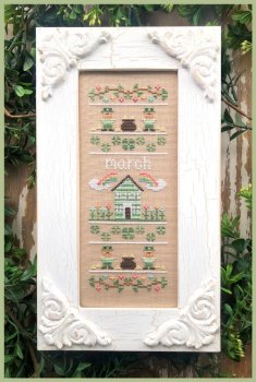 Country Cottage Needleworks - Sampler of the Month - March MAIN