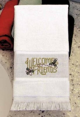 Maxton Guest Towels - White MAIN