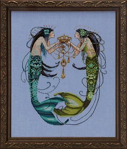 cover of Mirabilia Designs - The Twin Mermaids cross stitch MAIN