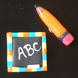Magnets - Snowmen of the Month - September Chalkboard & Pencil MAIN