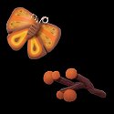 Magnets - March Butterfly & Twig with Berries MAIN
