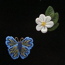 Magnets - May Apple Blossom & Butterfly MAIN