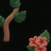 Magnets - August Twig with Leaves & Flowers THUMBNAIL