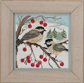 Buttons & Beads 2013 Winter Series - Chickadees MAIN