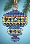 Mill Hill Christmas Jewels Charmed Ornaments - Peridot THUMBNAIL