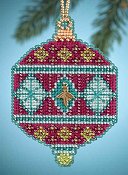 Mill Hill Christmas Jewels Charmed Ornaments - Berry THUMBNAIL