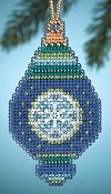 Mill Hill Christmas Jewels Charmed Ornaments - Lapis THUMBNAIL