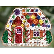 Ornament Series 2015 Winter Holiday - Gingerbread Cottage THUMBNAIL