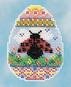 Ornament Series 2016 Spring Bouquet - Ladybug Egg THUMBNAIL