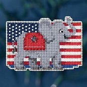 Mill Hill Autumn Harvest 2016 Series - Patriotic Red THUMBNAIL