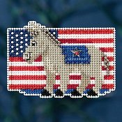 Mill Hill Autumn Harvest 2016 Series - Patriotic Blue THUMBNAIL
