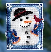 Mill Hill Winter Holiday 2016 Ornament - Invisible Snowman THUMBNAIL