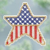 Ornament Series 2013 Spring Series - Patriotic Star THUMBNAIL