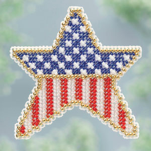 Ornament Series 2013 Spring Series - Patriotic Star MAIN