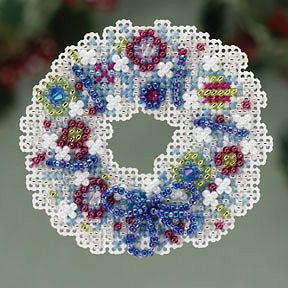 Ornament Series 2013 Winter Holiday - Crystal Wreath MAIN