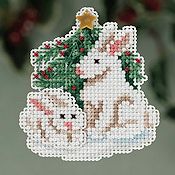 Ornament Series 2013 Winter Holiday - Winter Bunnies THUMBNAIL