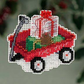 Ornament Series 2013 Winter Holiday - Red Wagon MAIN