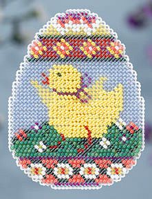 Ornament Series 2014 Spring Bouquet - Chick Egg MAIN