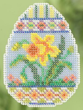 Ornament Series 2015 Spring Bouquet - Daffodil Egg MAIN