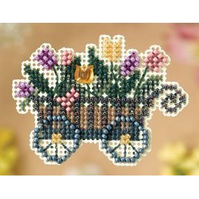 Mill Hill Spring Bouquet 2008 Ornament - Garden Cart MAIN