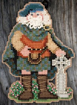 Mill Hill Bead Kit Celtic Santas - Scotland Santa MAIN