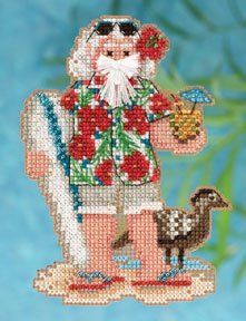 Mill Hill Bead Kit Tropical Santas - Hawaii Santa THUMBNAIL