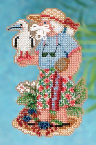 Mill Hill Bead Kit Tropical Santas - Christmas Island Santa THUMBNAIL