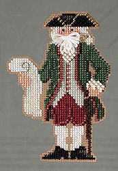 Mill Hill Bead Kit Colonial Santas - Williamsburg Santa MAIN