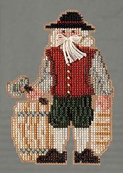 Mill Hill Bead Kit Colonial Santas - Plymouth Santa MAIN
