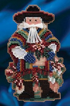 Mill Hill Bead Kit Celebration Santas - Feliz Navidad Santa MAIN