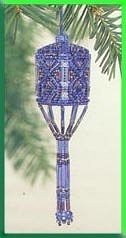 Mill Hill Stitched and Beaded Tassel Ornament - Sapphire Tassel MAIN
