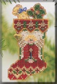 Mill Hill Bead Kit Holiday Stocking Ornaments - Angelic Stocking MAIN