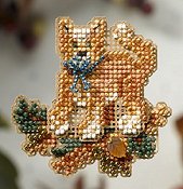 Ornament Series 2008 Autumn Harvest - Tabby Cat THUMBNAIL