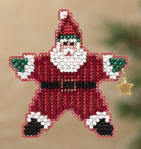 Ornament Series 2011 Winter Holiday - Star Santa MAIN