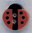Mill Hill Button - 86050 Ladybug THUMBNAIL