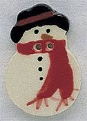 Mill Hill Button - 86003 Snowman THUMBNAIL