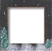 Mill Hill Wood Frame - Handpainted Winter Night THUMBNAIL