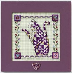 Jim Shore Quilted Cats - Petunia MAIN