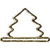 Mill Hill Metal Bell Pull - Brushed Gold Mini Tree THUMBNAIL