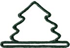 Mill Hill Metal Bell Pull - Green Mini Tree MAIN