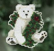 Ornament Series 2010 Winter Holiday - Holiday Polar Bear THUMBNAIL